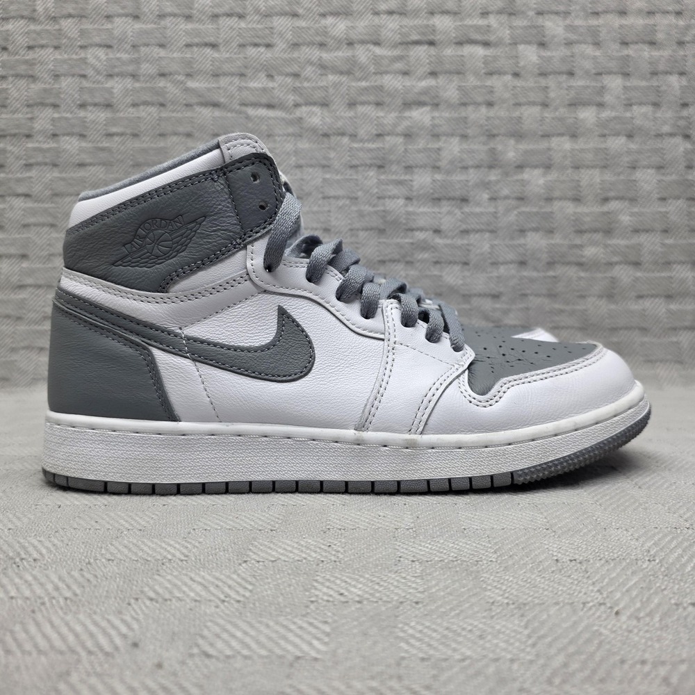 Jordan 1 Retro High OG Stealth (GS) Shoes Unisex Kids Size 7 Gray 575441-037